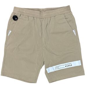 AAPE by A Bathing Ape Shorts Mens M Logo Print Khaki Nylon Cargo Bape Universe